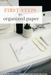 Paper clutter is one of the biggest problem areas for home organization. Here are resources and tips to help you take the first steps to organized paper!