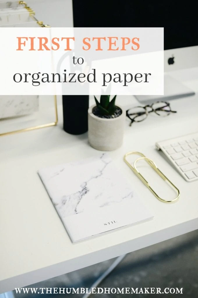 Paper clutter is one of the biggest problem areas for home organization. Here are resources and tips to help you take the first steps to organized paper!