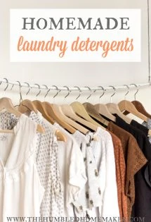 Here are 5 unique homemade laundry detergent recipes—including both liquid and powder recipes and cloth-diaper safe! Now you can detox your laundry routine AND save money!