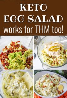 Keto egg salad recipe also suitable for thm diet.