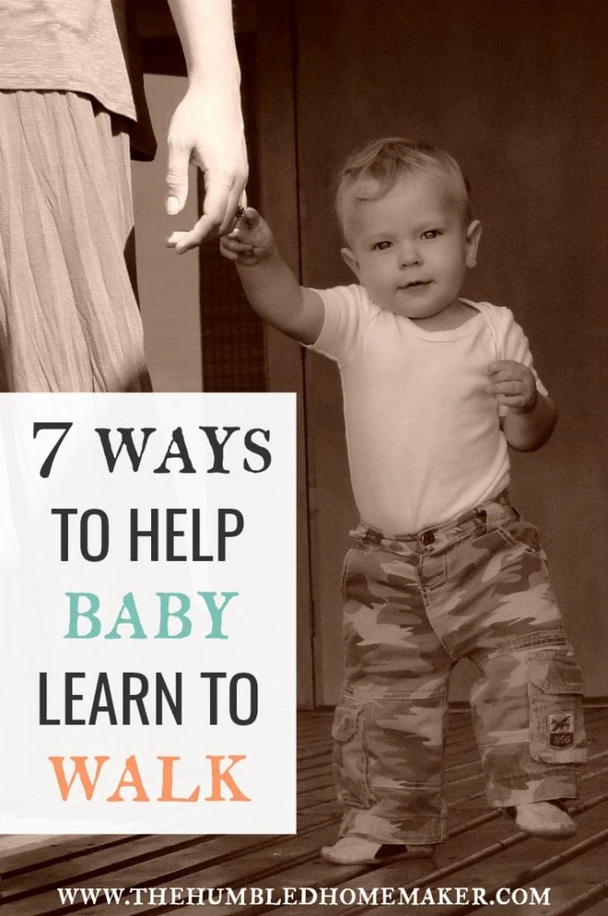 Want to help baby learn to walk? Every child will take his or her first steps at their own pace, but there are things that you can do to help them along in this important milestone! 