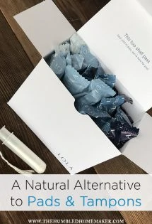 Looking for a natural alternative to pads and tampons - that look and work just like their conventional counterparts? I'm excited to tell you about the natural (but disposable) pads and tampons I've been using for several years now. Enter: LOLA. #NaturalFeminineCareProducts #PeriodCare #Tampons #Pads