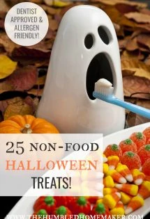If you need some ideas for non-food Halloween treats, check out these ideas. You, your dentist, and your kids will be happy!
