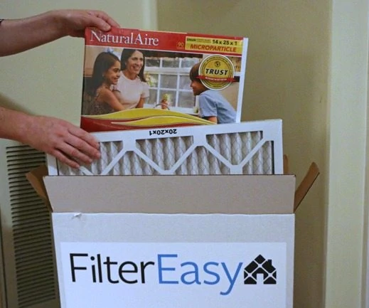 opening up filter easy box