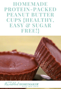 These homemade chocolate peanut butter cups are dairy, sugar, and gluten free...and they're packed with protein! I love this healthy snack even better than Reese's!
