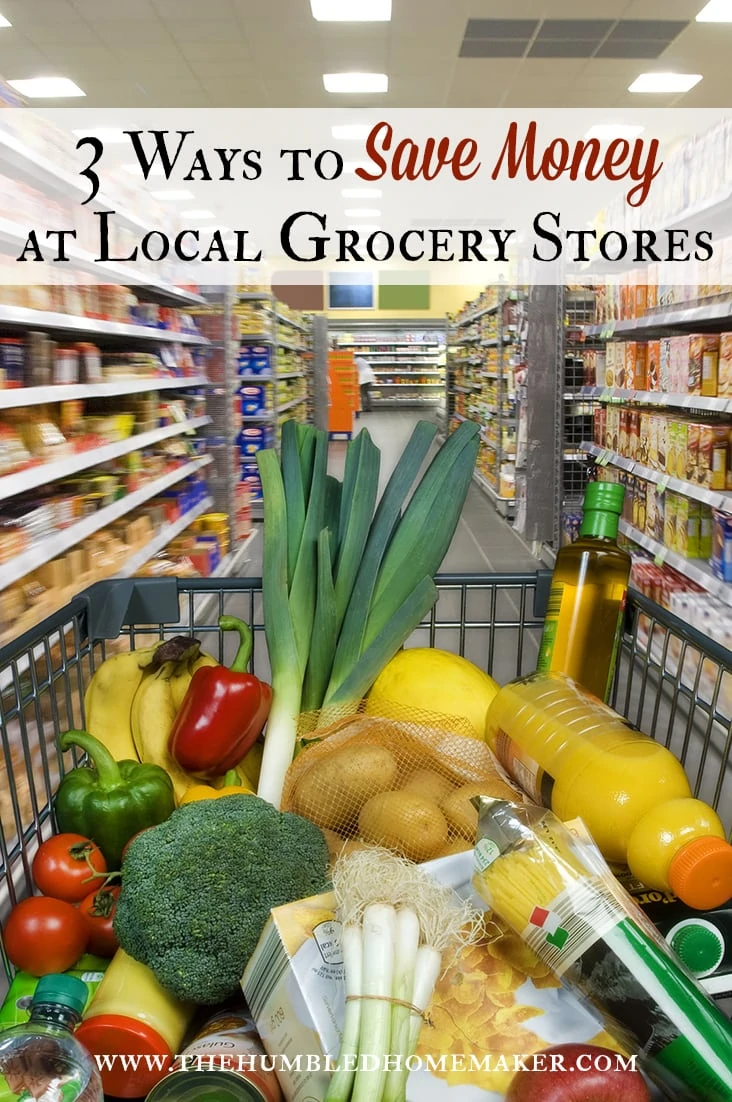 While most families shop at more than one grocery store, it's convenient to know how to save money at the one closest to your house. These 3 ways to save money at local grocery stores will help you make the most of your time and money!
