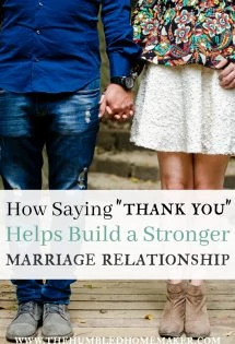 Wonder how you can build a stronger marriage relationship? Start with thanks.