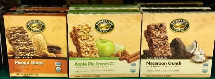 Kroger has a wide variety of healthy food, like granola bars.