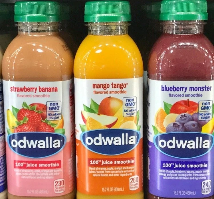 Kroger carries a variety of healthy juices, like Odwalla juice smoothies.