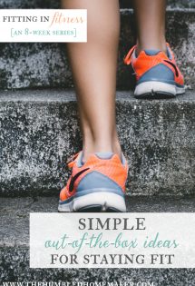 Great, unique ideas for staying fit and fitting in exercise!!