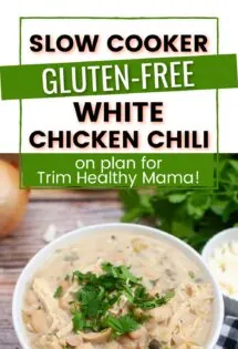 Slow cooker gluten free white chicken chili