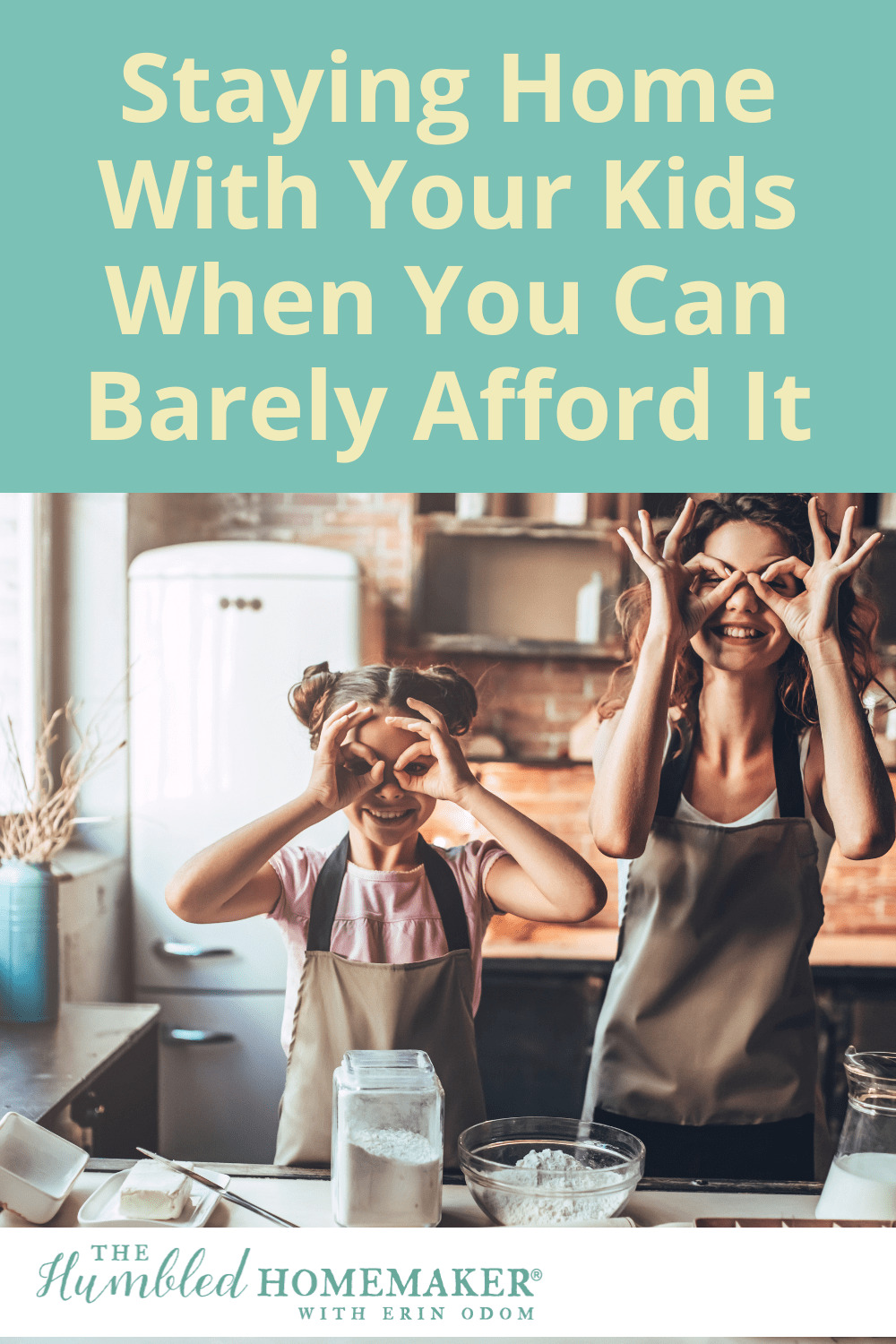 Don't think you can afford to stay at home with your kids? Check out this post on staying at home with your kids when you can barely afford it!