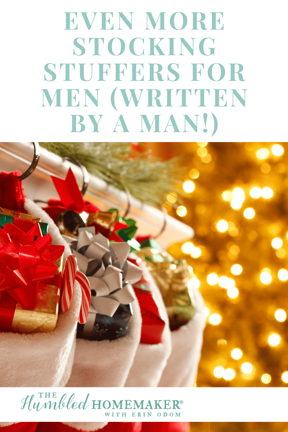 If you're looking for stocking stuffers for men, you've got to read this post! It was written by a man! 